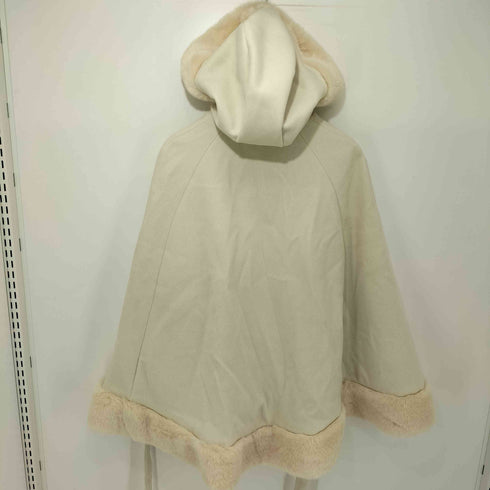 24AW CHERI MI フードファーリボンポンチョ レディース FREE