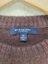 バーバリーロンドン BURBERRY LONDON スリーブノヴァチェック切り返しデザイン メリノウールニット レディース import:M