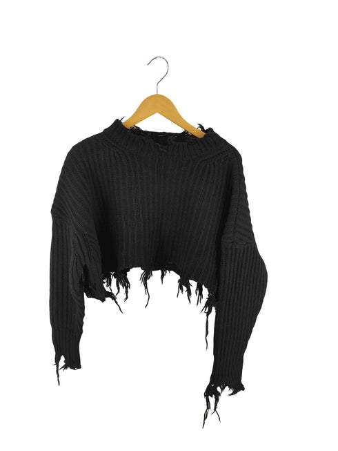 ディーゼル DIESEL クロップド クラッシュニット レディース