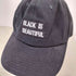 BLACK IS BEAUTIFUL BOX LOGO DAD CAP メンズ
