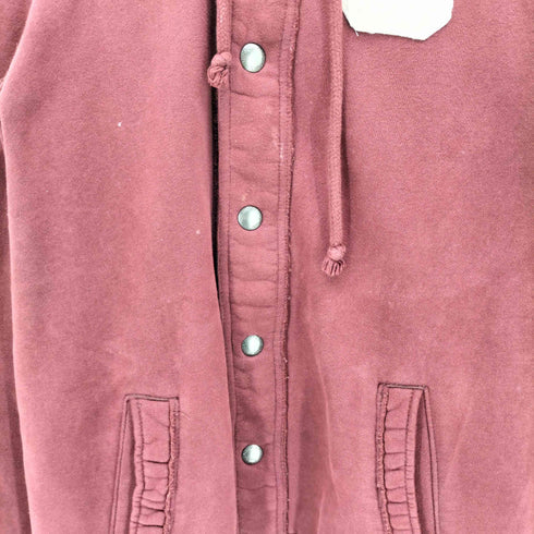 アバクロンビーアンドフィッチ Abercrombie & Fitch MUSCLE レタード スウェット スタジャン パーカー メンズ import:M