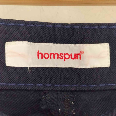 ホームスパン homspun フロントボタン マリンワイドパンツ レディース JPN:L