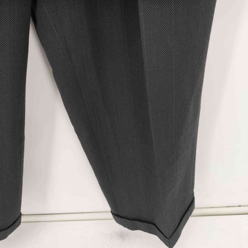 ケイオブクリッツィア K of KRIZIA ストライプ ダブルブレストテーラードジャケット 2タックスラックス スーツセットアップ メンズ 165