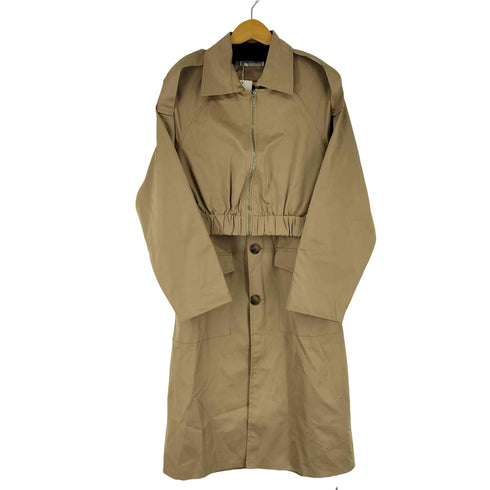 3 SECONDS レイヤード加工 トレンチコート メンズ