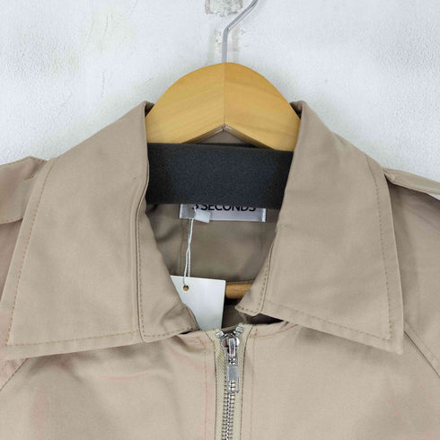 3 SECONDS レイヤード加工 トレンチコート メンズ