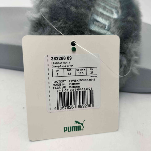 プーマ PUMA FENTY コラボ ピューマ ロゴ 刺繍 フェイクファーサンダル メンズ JPN:27