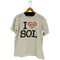 SOL soonerorlater I LOVE SOL Tee メンズ JPN:L