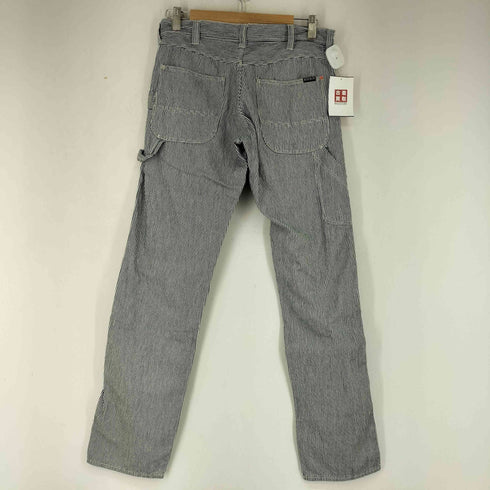 ブルーブルー BLUE BLUE ヒッコリーストライプ ペインターパンツ メンズ JPN:2