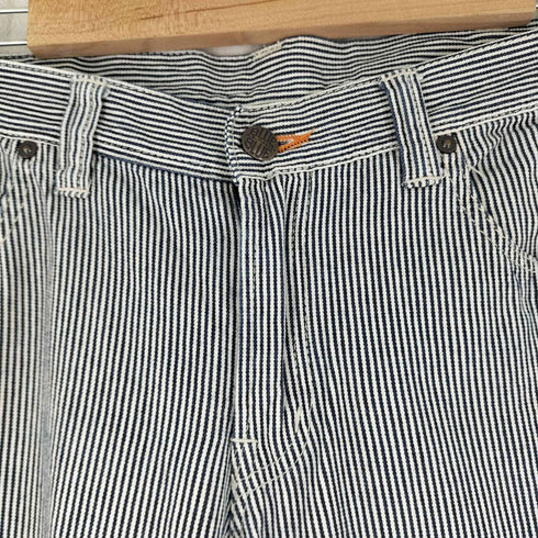 ブルーブルー BLUE BLUE ヒッコリーストライプ ペインターパンツ メンズ JPN:2
