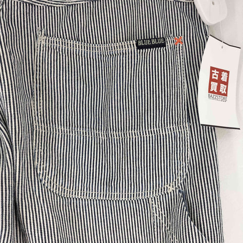 ブルーブルー BLUE BLUE ヒッコリーストライプ ペインターパンツ メンズ JPN:2