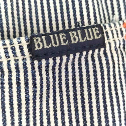 ブルーブルー BLUE BLUE ヒッコリーストライプ ペインターパンツ メンズ JPN:2