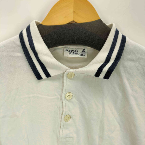 アニエスベーオム Agnes b.homme 90-00s S/Sコットンポロシャツ メンズ