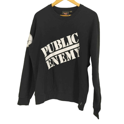 シュプリーム Supreme 18SS PUBLIC ENEMY CREWNECK SWEATSHIRT メンズ import:M