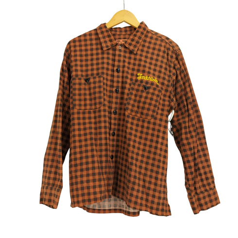 テンダーロイン TENDERLOIN T-20RG ブロックチェック L/S ネルシャツ メンズ import:M