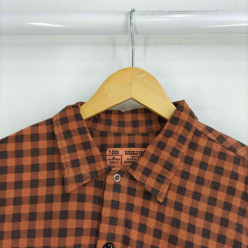 テンダーロイン TENDERLOIN T-20RG ブロックチェック L/S ネルシャツ メンズ import:M