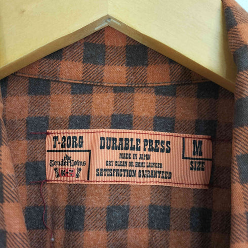 テンダーロイン TENDERLOIN T-20RG ブロックチェック L/S ネルシャツ メンズ import:M