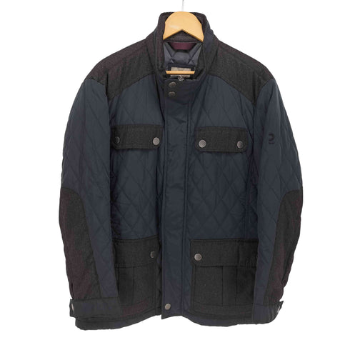 CALAMAR 異素材 切り替え キルティング ジャケット メンズ