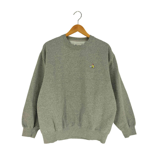 ティーケータケオキクチ tk. TAKEO KIKUCHI くま ベア 裏起毛 クルーネックスウェット メンズ