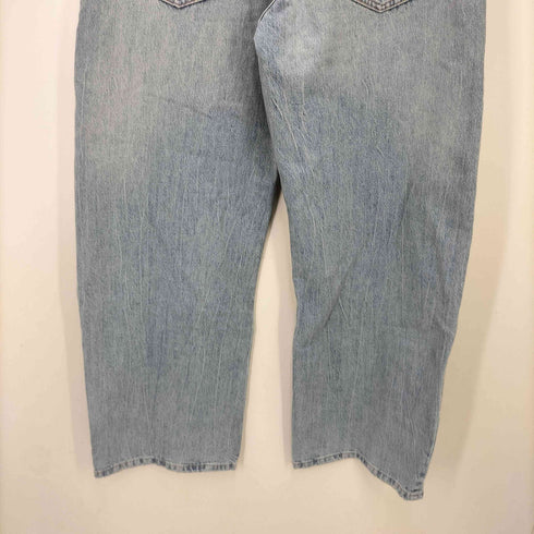 ザラ ZARA ダメージ加工 バギーデニムパンツ メンズ FR:38-40