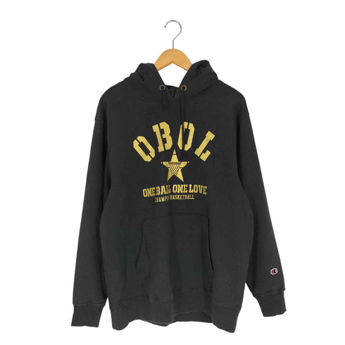 チャンピオン Champion メタリックロゴ 星 プルオーバーパーカー メンズ import:L