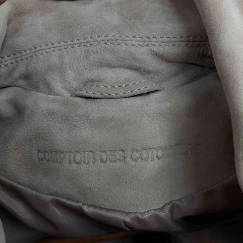 コントワーデコトニエ COMPTOIR DES COTONNIERS レザー ジップアップ ジャケット レディース