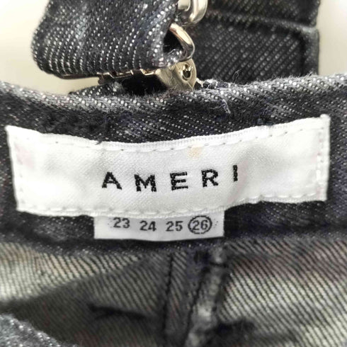 アメリ AMERI ハイウエストワイドサスペンダーズパンツ レディース US:26-27