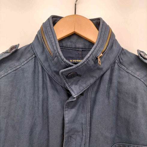 アールニューボールド R.NEWBOLD リネン ミリタリー フィールド ジャケット メンズ import:L