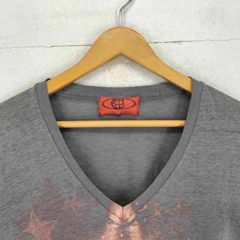 Y2K 平成 グラフィックプリントTシャツ メンズ