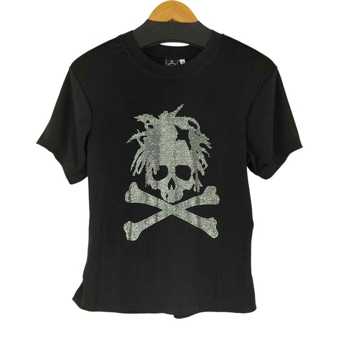 CH2 FLEXINGSOHARD スカル ビジュー S/S Tシャツ メンズ