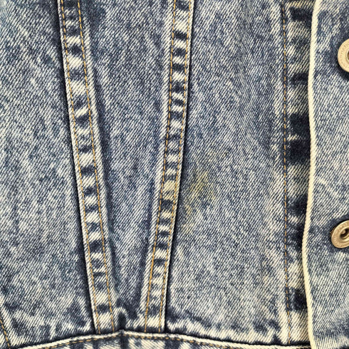 JOHN POWER ケミカルウォッシュ デニムジャケット メンズ import:L