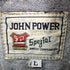 JOHN POWER ケミカルウォッシュ デニムジャケット メンズ import:L