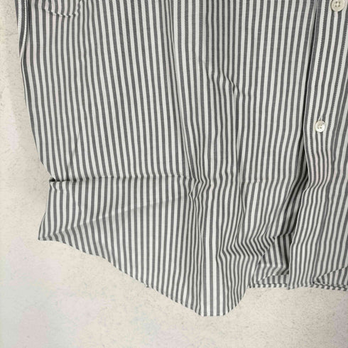 バーバリーロンドン BURBERRY LONDON ホース刺繍 ストライプ柄シャツ メンズ LL