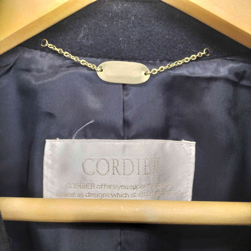 CORDIER カシミヤ混 ステンカラーコート レディース EUR:40