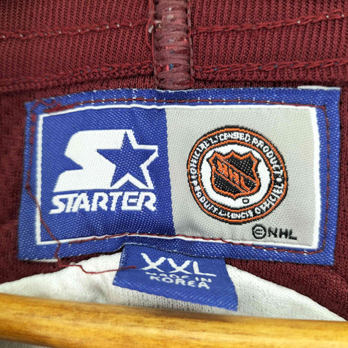 スターター STARTER NHL L/S チームロゴ プルオーバー メンズ import:XXL