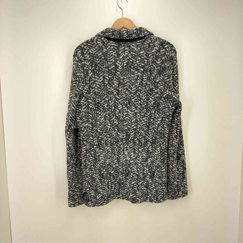 ラルディー二 LARDINI ウール リネン混 ニットテーラードジャケット メンズ