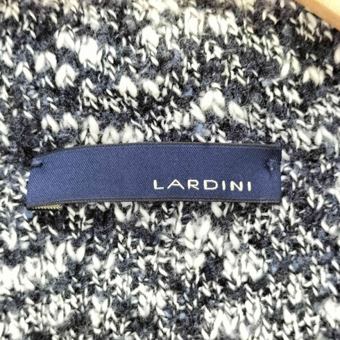 ラルディー二 LARDINI ウール リネン混 ニットテーラードジャケット メンズ