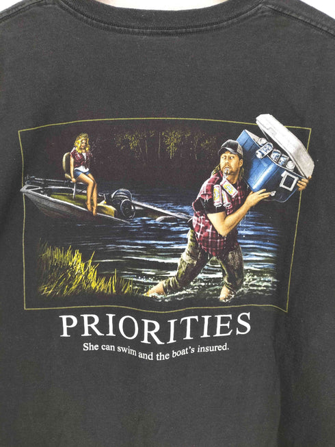 デルタプロウェイト DELTA PRO WEIGHT 2枚タグ バスプロショップ両面プリント S/S Tシャツ メンズ 3XL