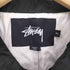 ステューシー Stussy ロゴ刺繍 バックプリント ドローコード ナイロン コーチ ジャケット メンズ import:XL