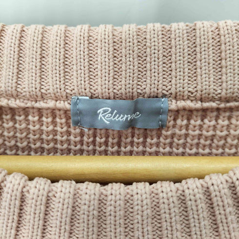 ジャーナルスタンダードレリューム JOURNAL STANDARD relume 畦編みストレッチニットセーター レディース JPN:M