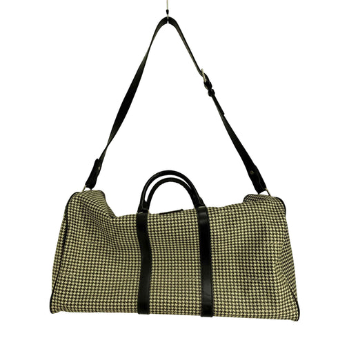 ラルフローレン RALPH LAUREN レザー切替 千鳥格子 2WAY ボストンバッグ メンズ