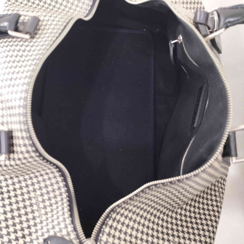 ラルフローレン RALPH LAUREN レザー切替 千鳥格子 2WAY ボストンバッグ メンズ