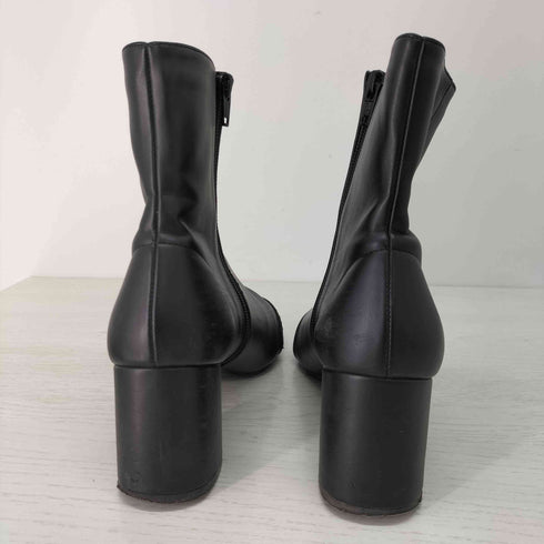 ステュディオス STUDIOUS スクエア レザーブーツ レディース 2