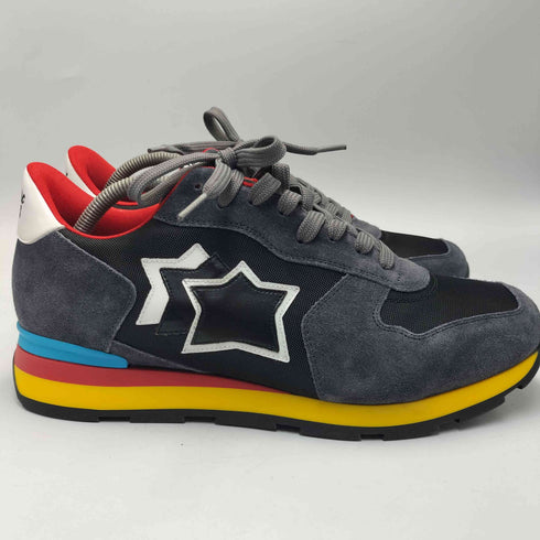 アトランティックスターズ Atlantic STARS イタリア製 SPACE MISSION 星 スター パッチ ローカット スニーカー メンズ EUR:44