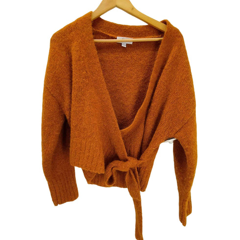 コス COS RELAXED-FIT WRAP WOOL-BLEND CARDIGAN レディース import:S