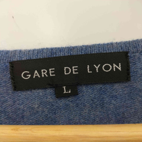 GARE DE LYON カシミヤ100 Vネック ニット セーター レディース JPN:L