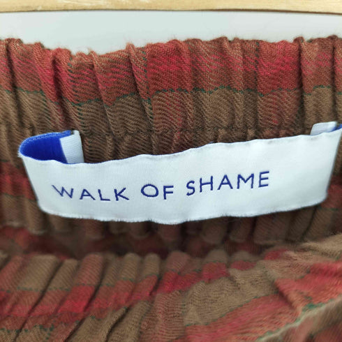 WOLK OF SHAME チェック柄 ロングスカート レディース 38