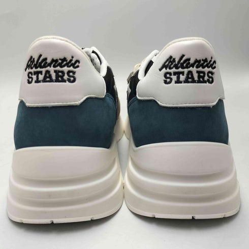 アトランティックスターズ Atlantic STARS イタリア製 MARS 星 スターパッチ ナイロン ヌバック ローカット スニーカー メンズ EUR:44