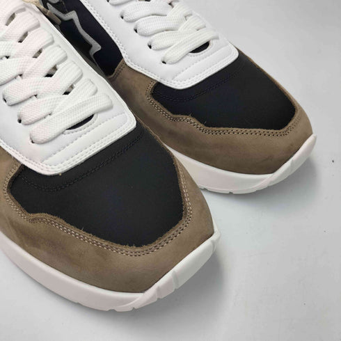 アトランティックスターズ Atlantic STARS イタリア製 MARS 星 スターパッチ ナイロン ヌバック ローカット スニーカー メンズ EUR:44