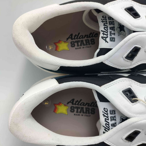 アトランティックスターズ Atlantic STARS イタリア製 MARS 星 スターパッチ ナイロン ヌバック ローカット スニーカー メンズ EUR:44