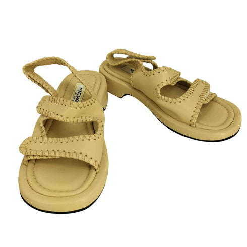 MAC MOC Ratan ステッチ ストラップ サンダル レディース 25